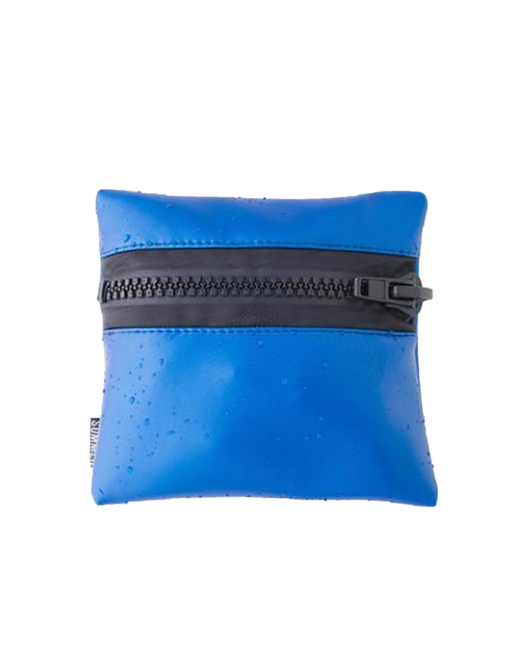 SUMMER BUMMER + SOFTWARE PROTECTIVE CLOTHING WATER BED BLUE ZIP POUCH